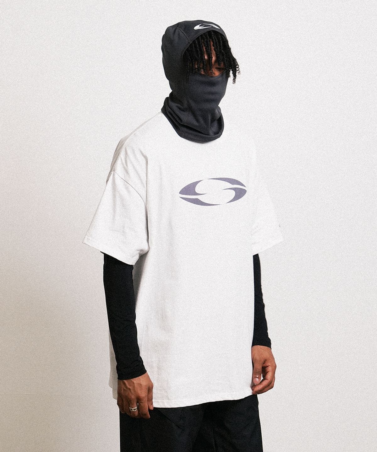 그레일즈(GRAILZ) OVAL LOGO T-SHIRTS [WHITE]