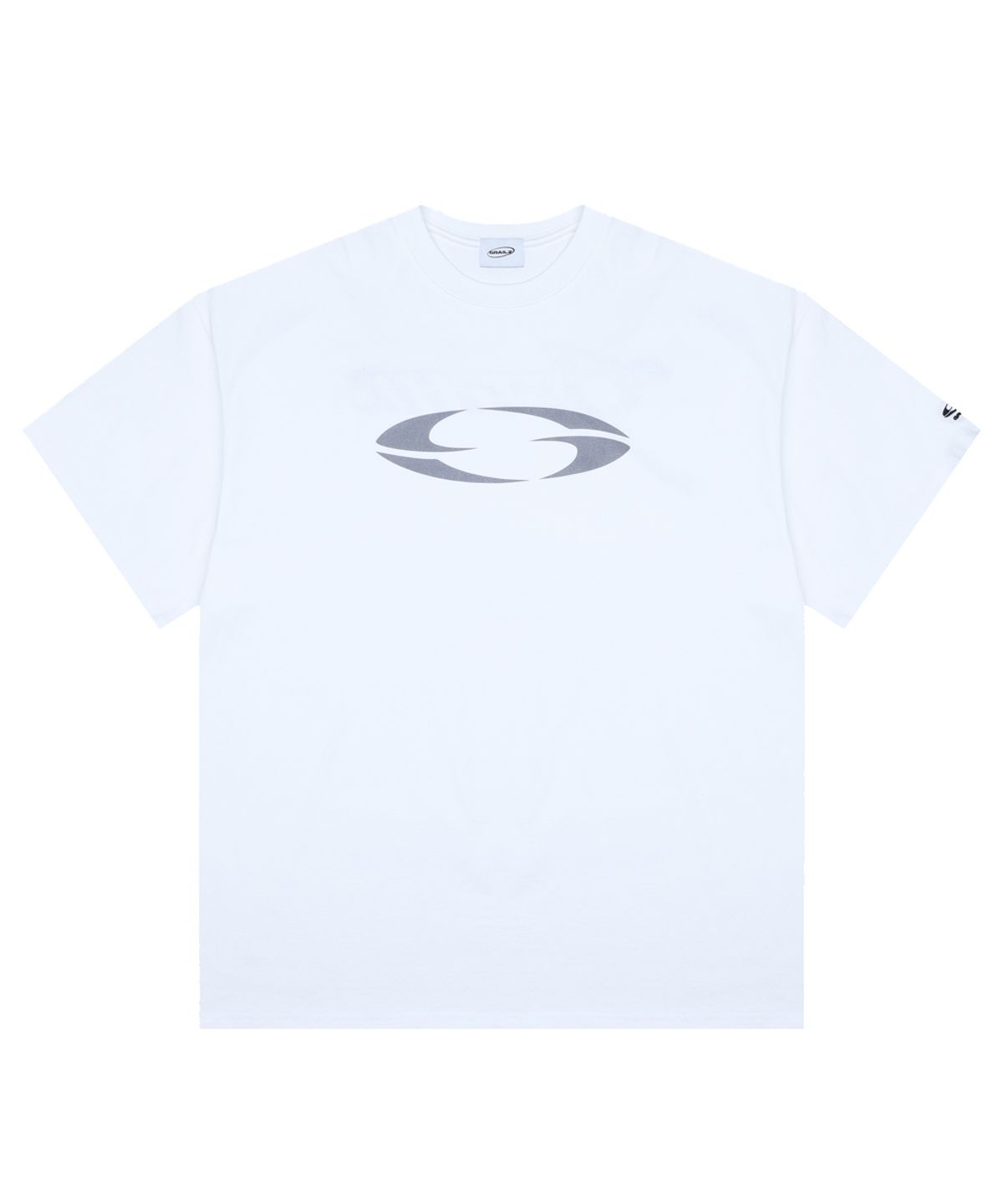 그레일즈(GRAILZ) OVAL LOGO T-SHIRTS [WHITE]