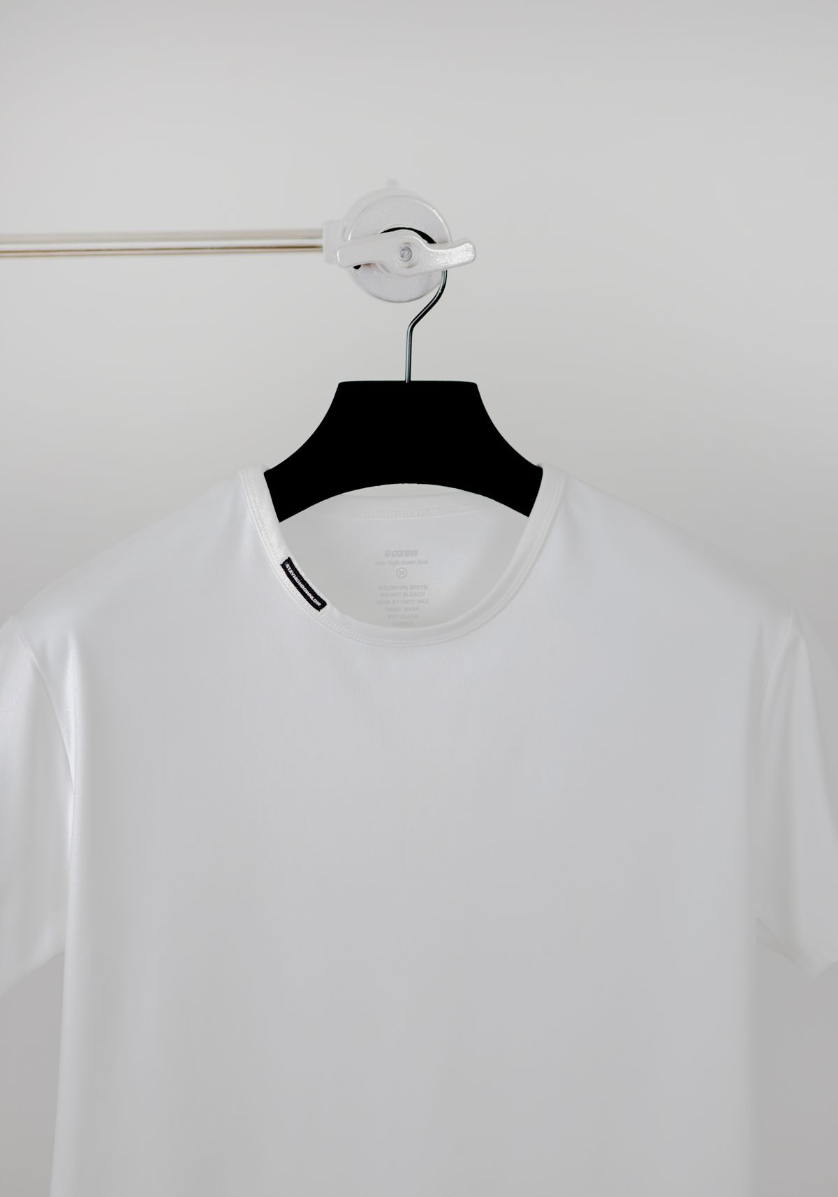 고저(GOZER) LABEL SLIM-TENSION T-SHIRT_WHITE