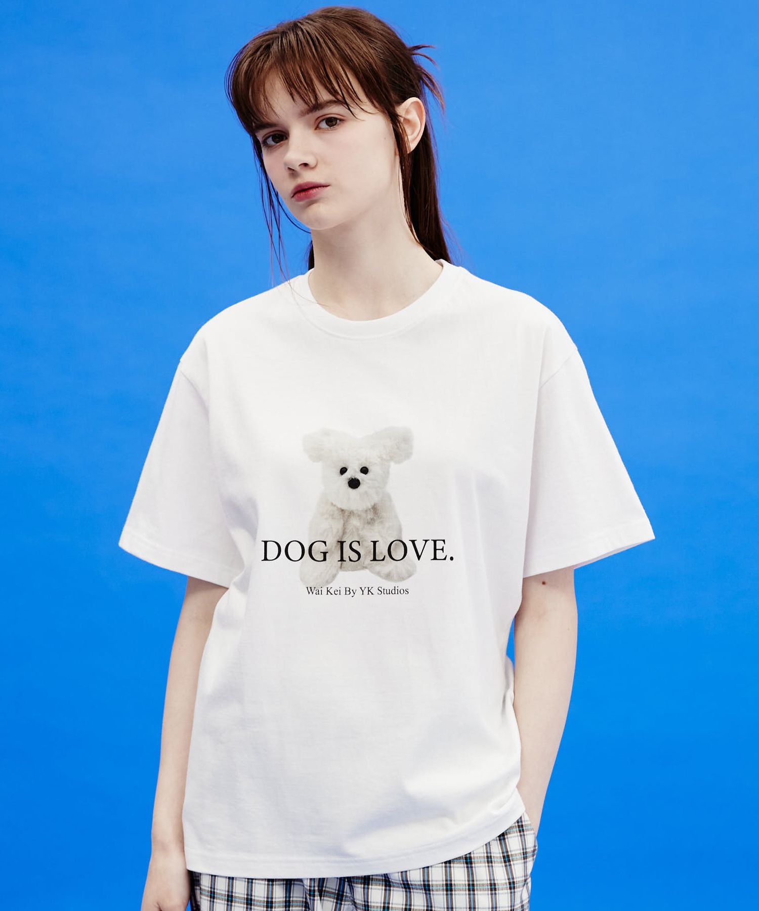 ★WAIKEI★ Maltese illustration short sleeve t-shirt white Y MUSINSA | WAI KEI Dog is love maltese toy short sleeve t