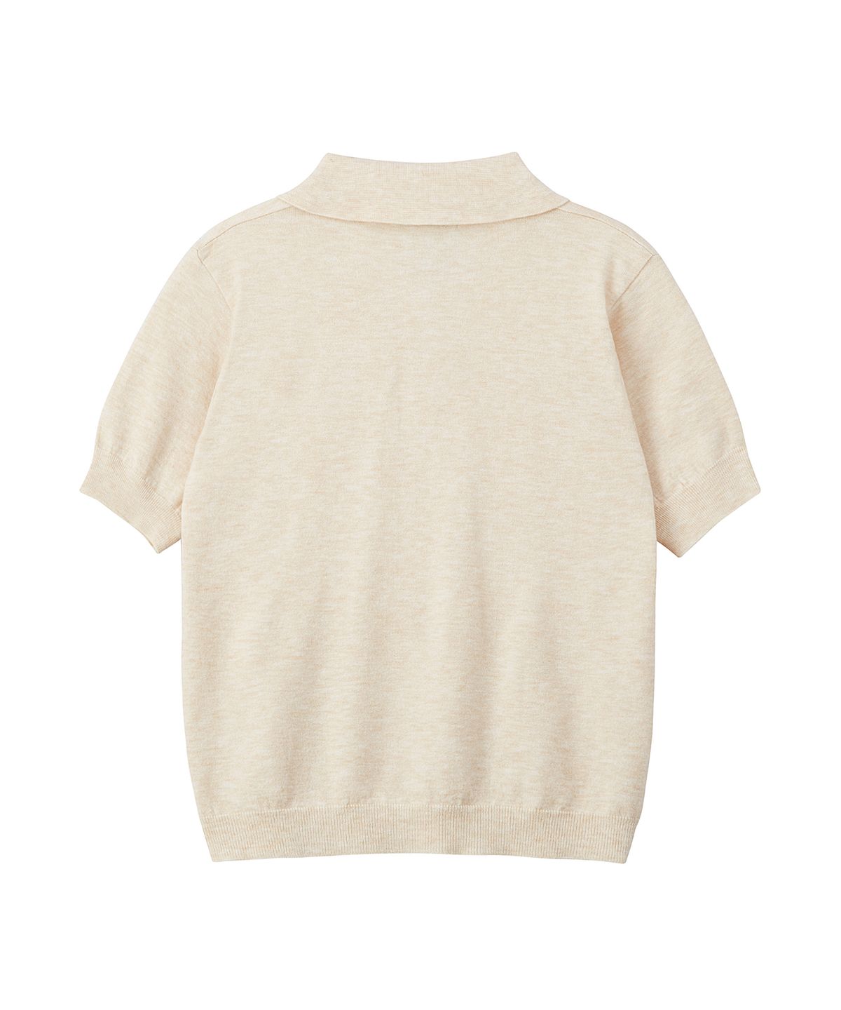 캔버스(CNVS) 코넬 베이직 로고자수 카라 니트 탑_(3 colors)