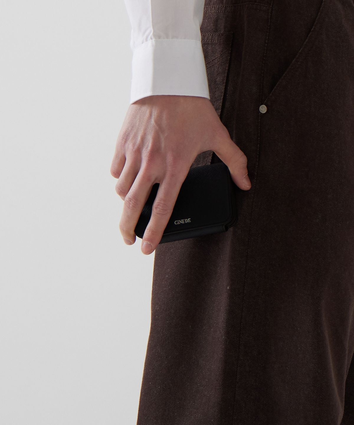 씨네드(CINEDE) [Felix Card Wallet - BLACK] 펠릭스 카드 월렛-블랙