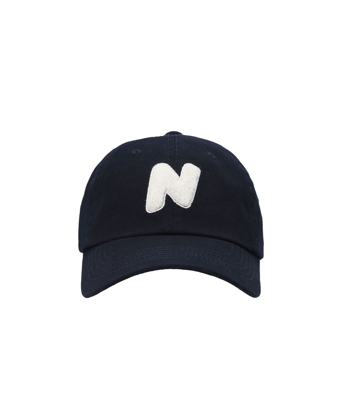 네이키드니스(NEIKIDNIS) 부클 N 로고 볼캡 네이비