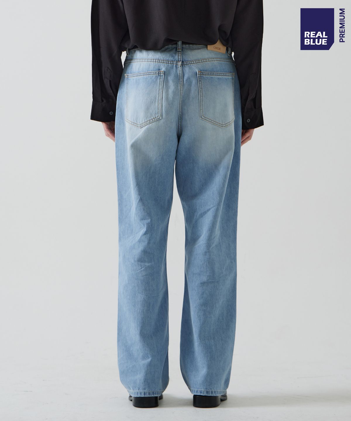 씨네드(CINEDE) [Sirius Semi Wide Straight Denim - ICY BLUE]