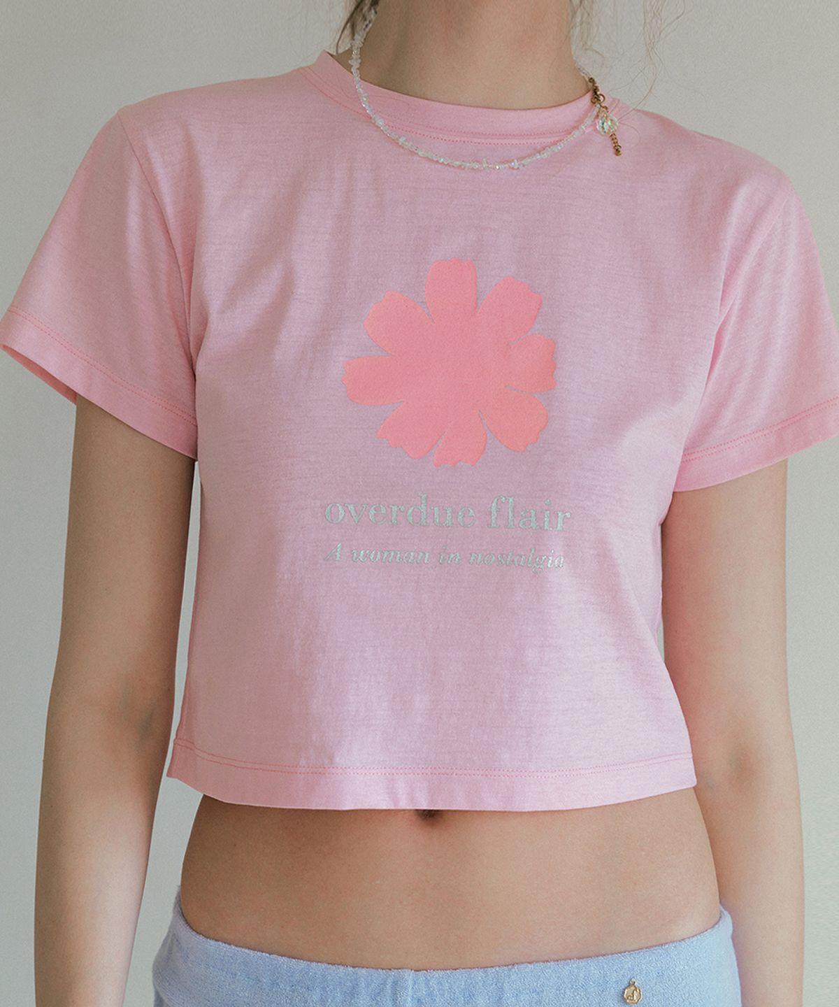 오버듀플레어(OVERDUEFLAIR) overdue printing-t_pink