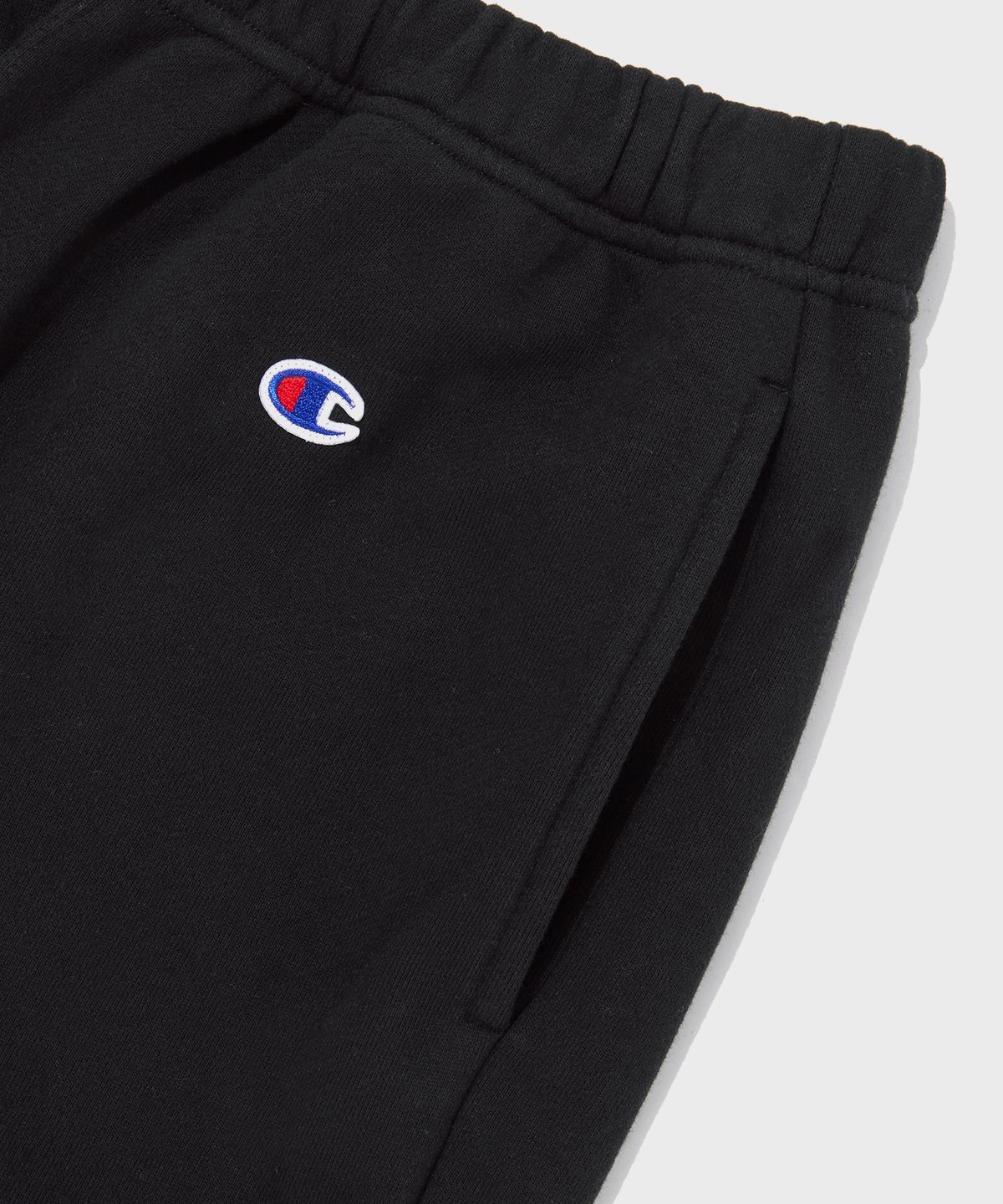 챔피온(CHAMPION) C로고 프렌치테리 밴딩 조거팬츠 Black