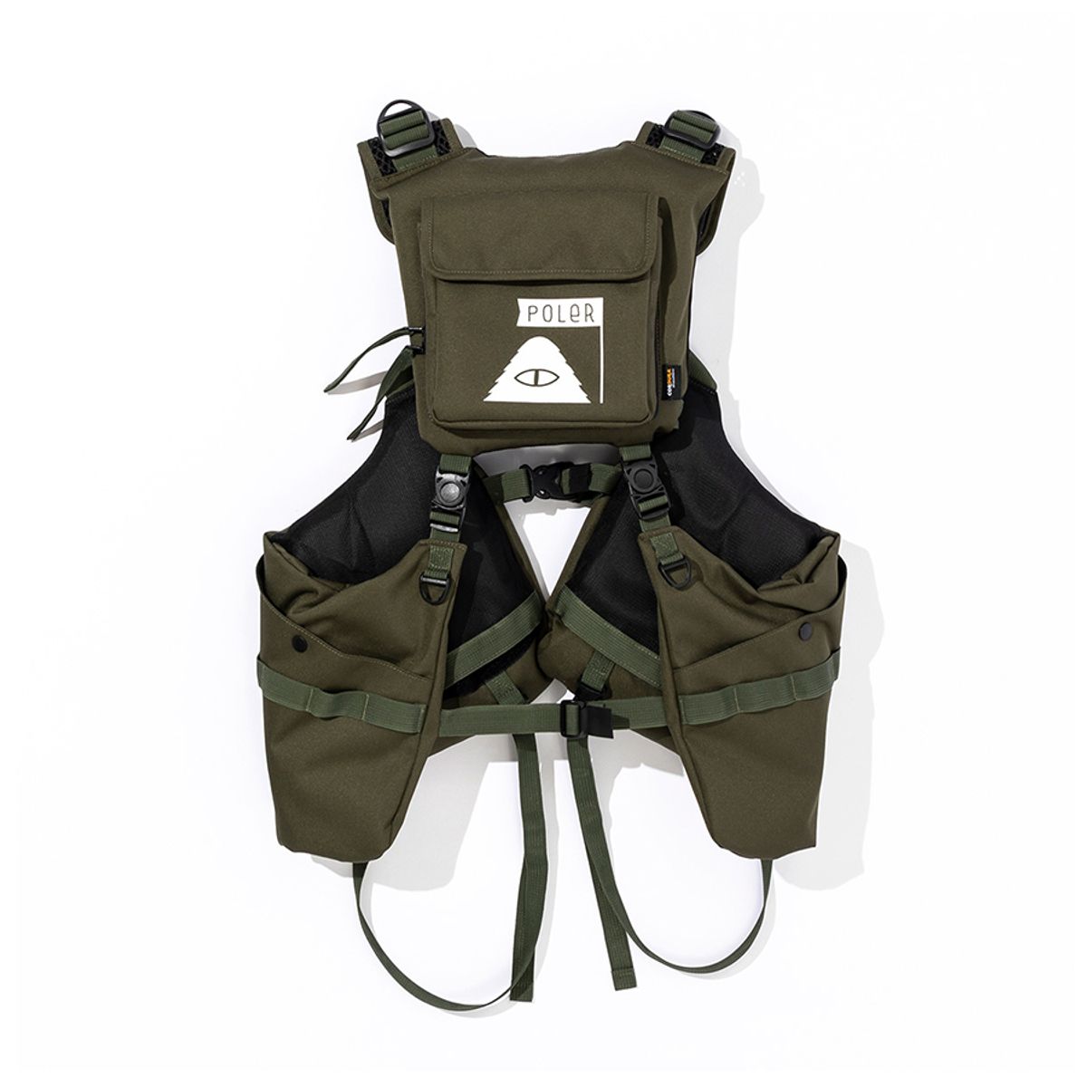 폴러스터프(POLERSTUFF) 캠프바이브스 플로팅 코듀라 베스트 OLIVE