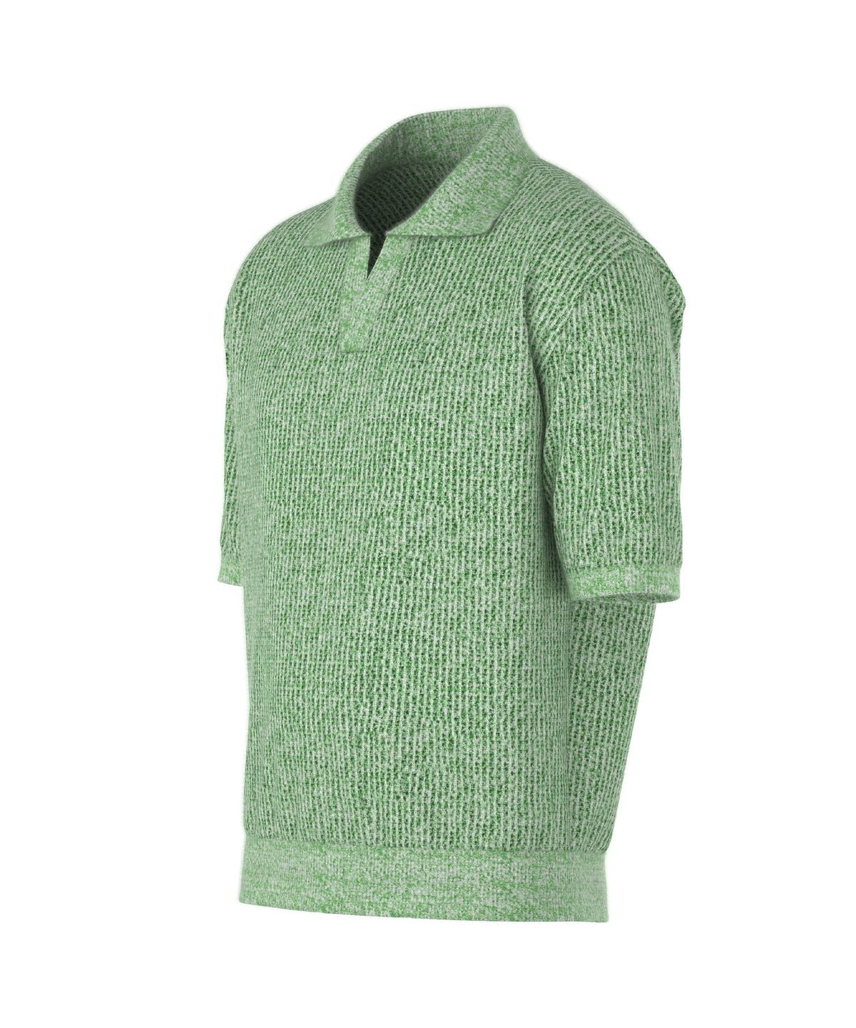 드림월드(DREAMWORLD) Bookle Half Collar Knit (Green)