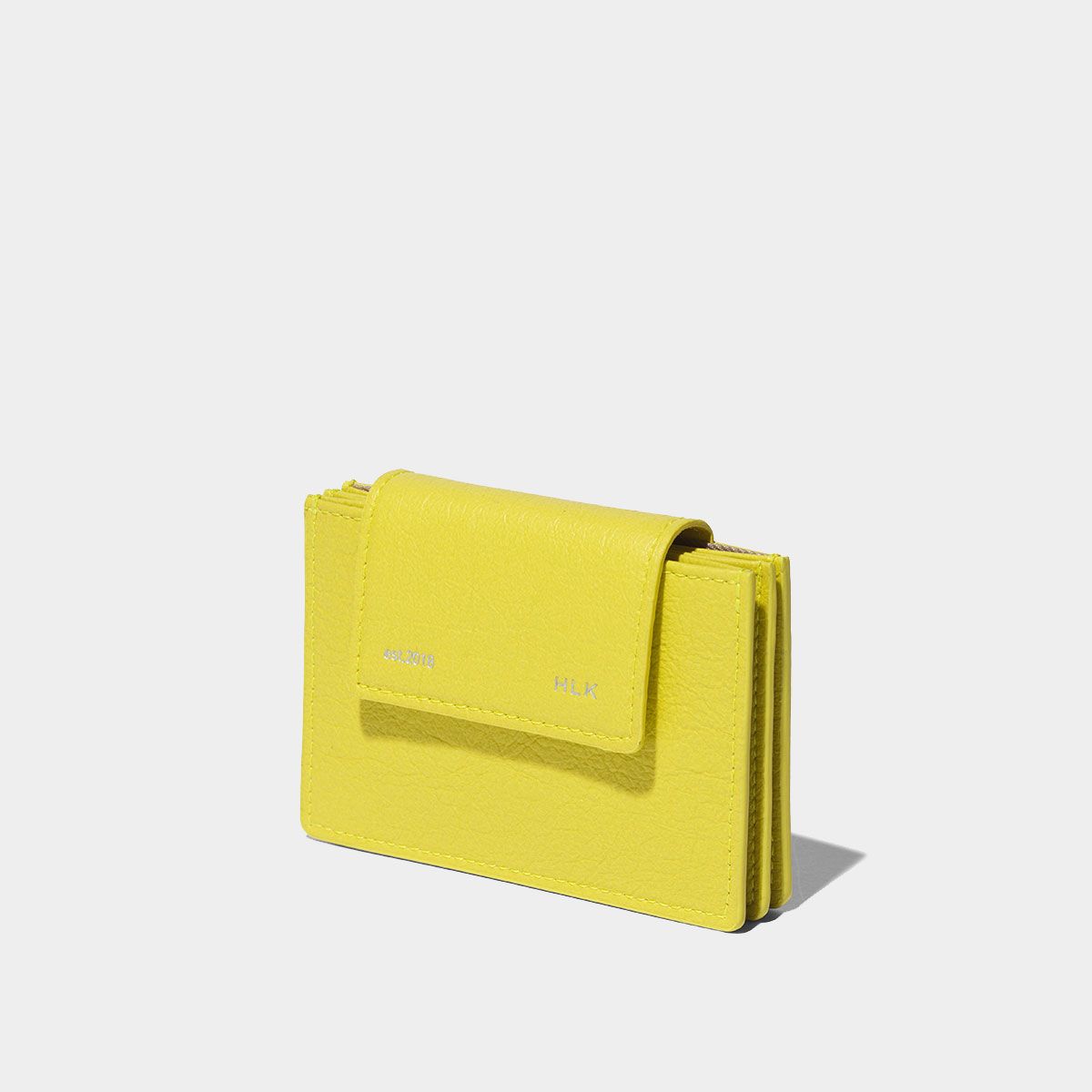 할리케이(HARLIEK) 세미 플립 카드지갑 / Sami Flip Card Wallet [Lemon Yellow]