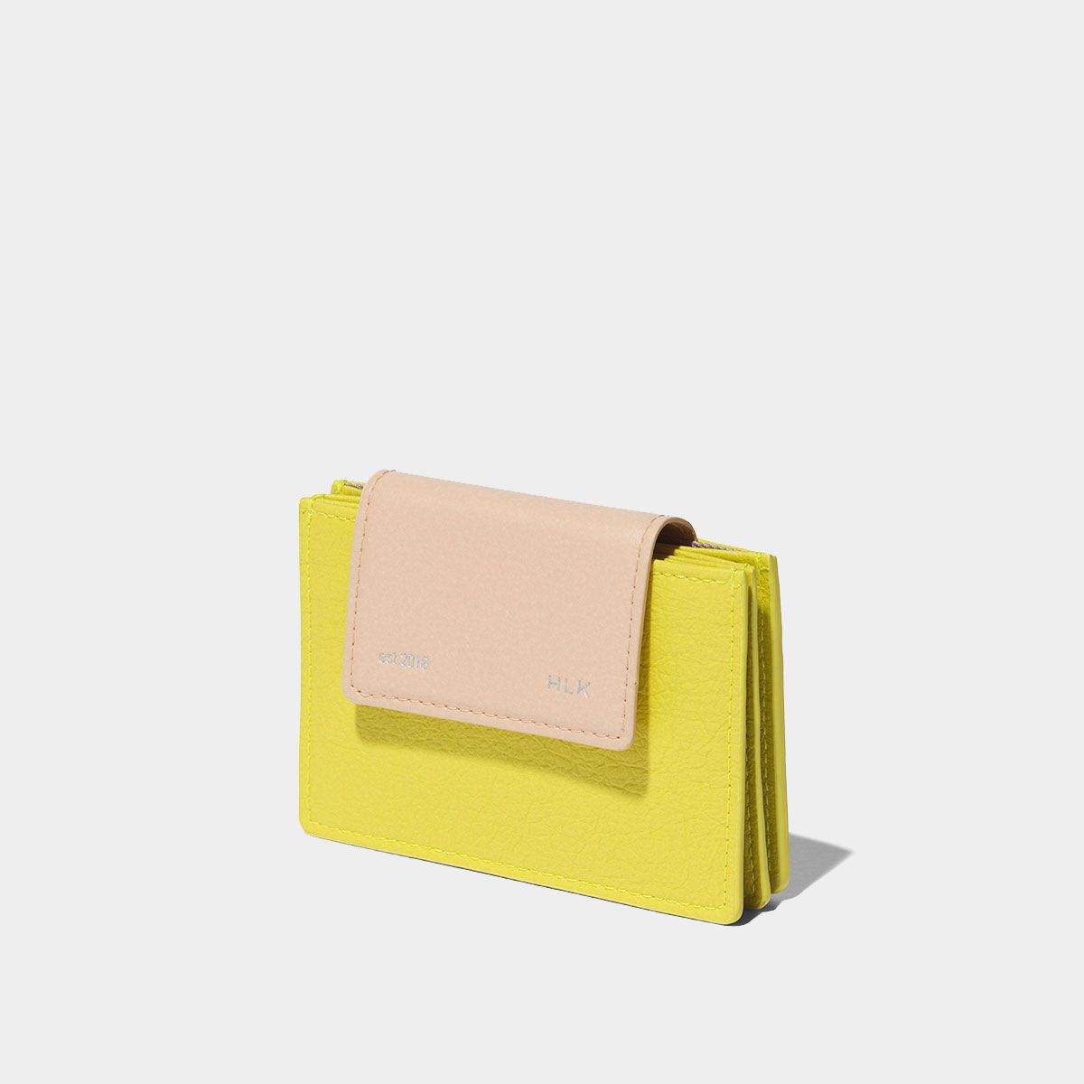 할리케이(HARLIEK) 세미 플립 카드지갑 / Sami Flip Card Wallet [Yellow Pink]