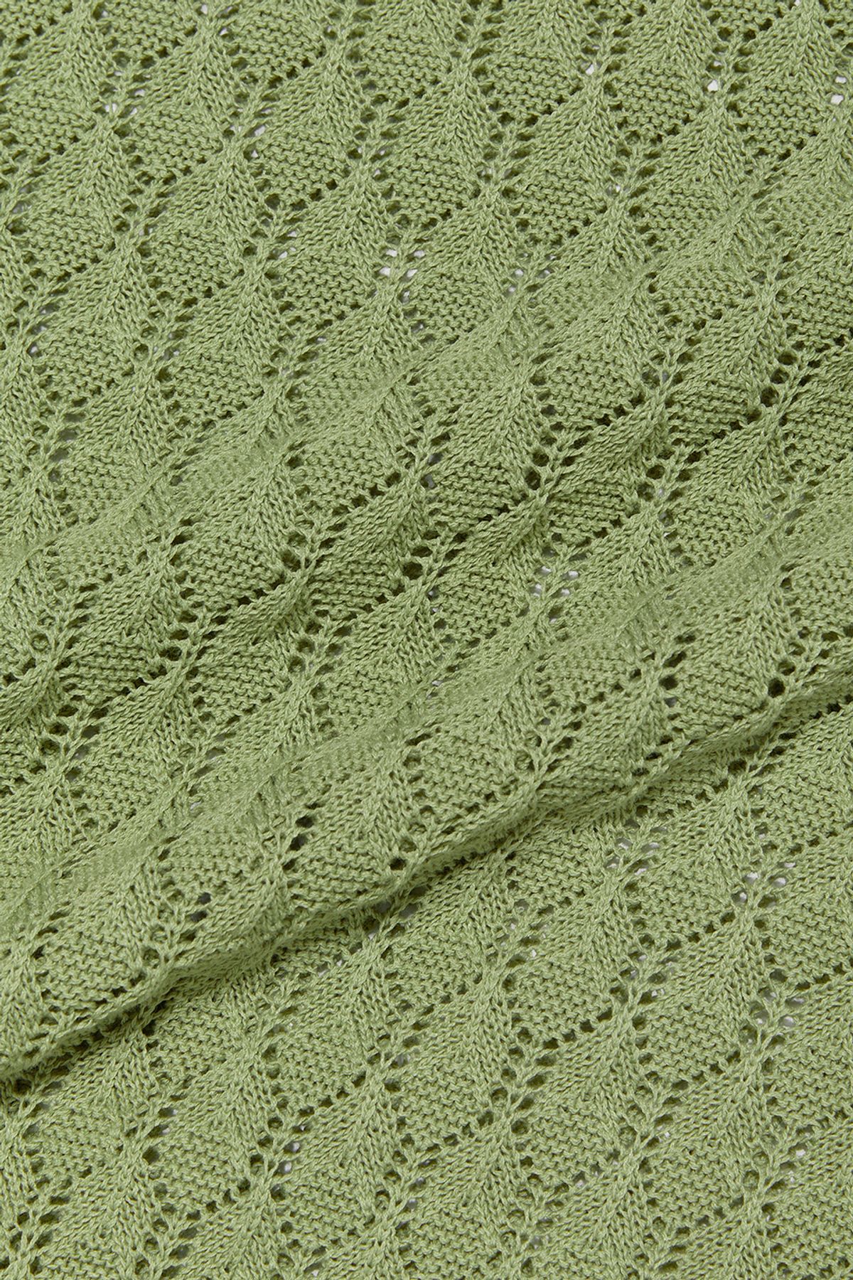 비바스튜디오(VIVASTUDIO) TREE BARK KNIT VEST [LIGHT GREEN]