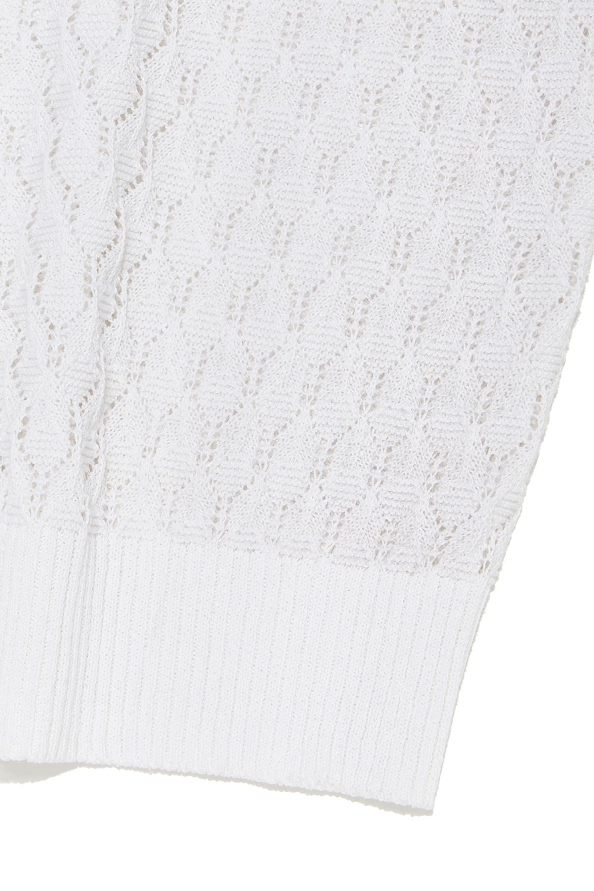 비바스튜디오(VIVASTUDIO) TREE BARK KNIT VEST [OFF WHITE]