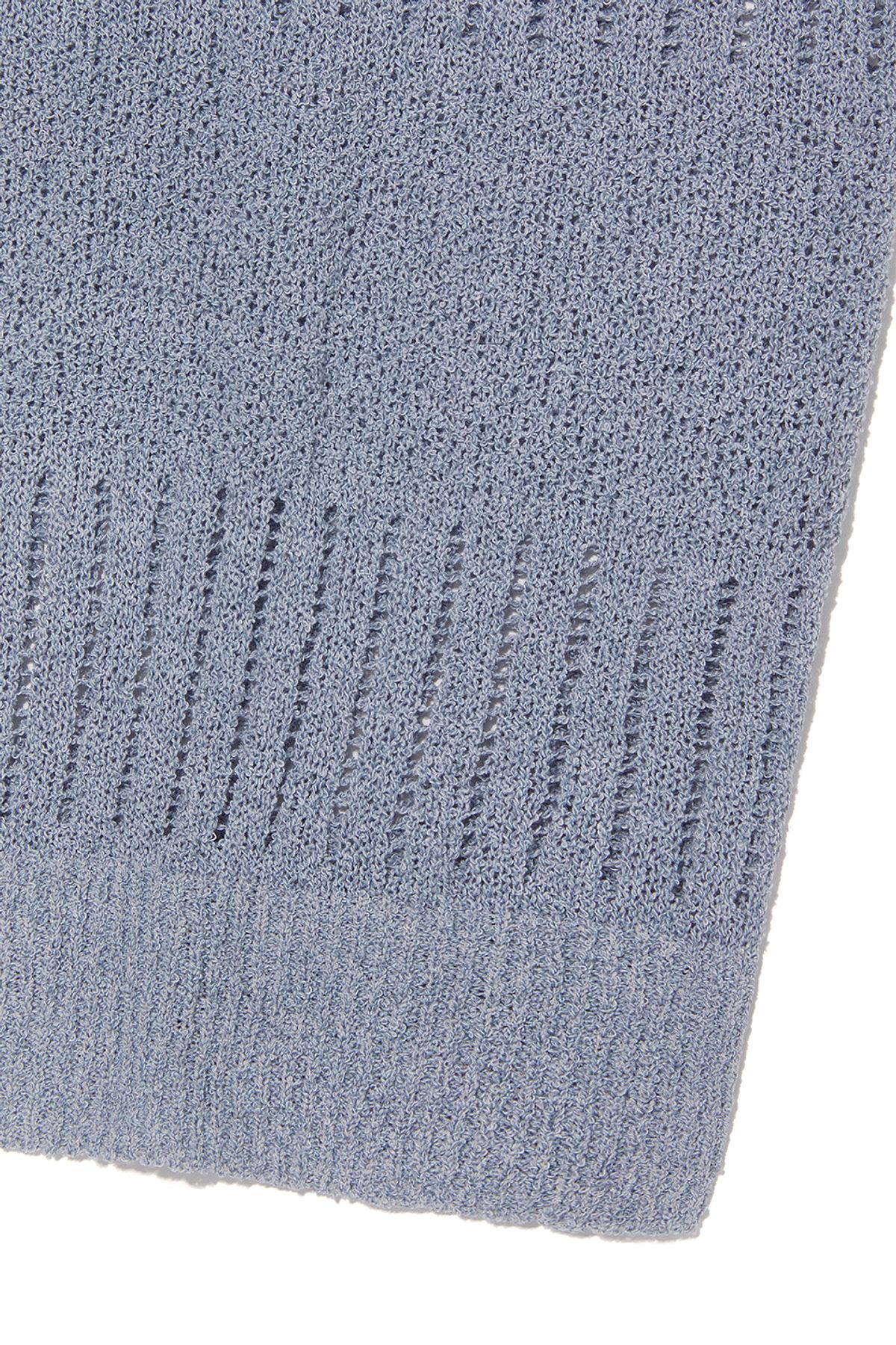 비바스튜디오(VIVASTUDIO) COLLAR PANNEL HALF KNIT [LIGHT BLUE]