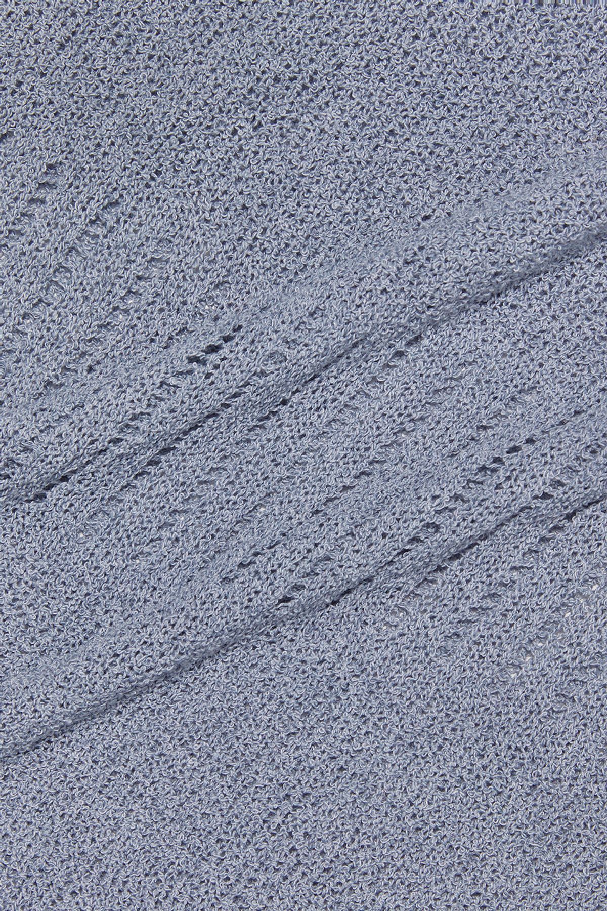 비바스튜디오(VIVASTUDIO) COLLAR PANNEL HALF KNIT [LIGHT BLUE]
