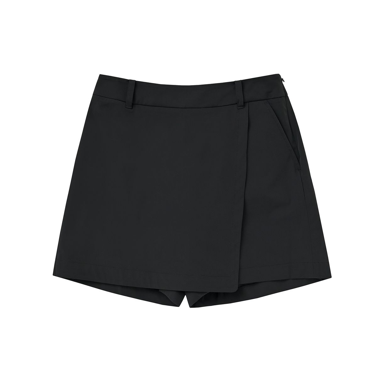 마틴골프(MARTINE GOLF) Stretch Wrap Shorts_Black