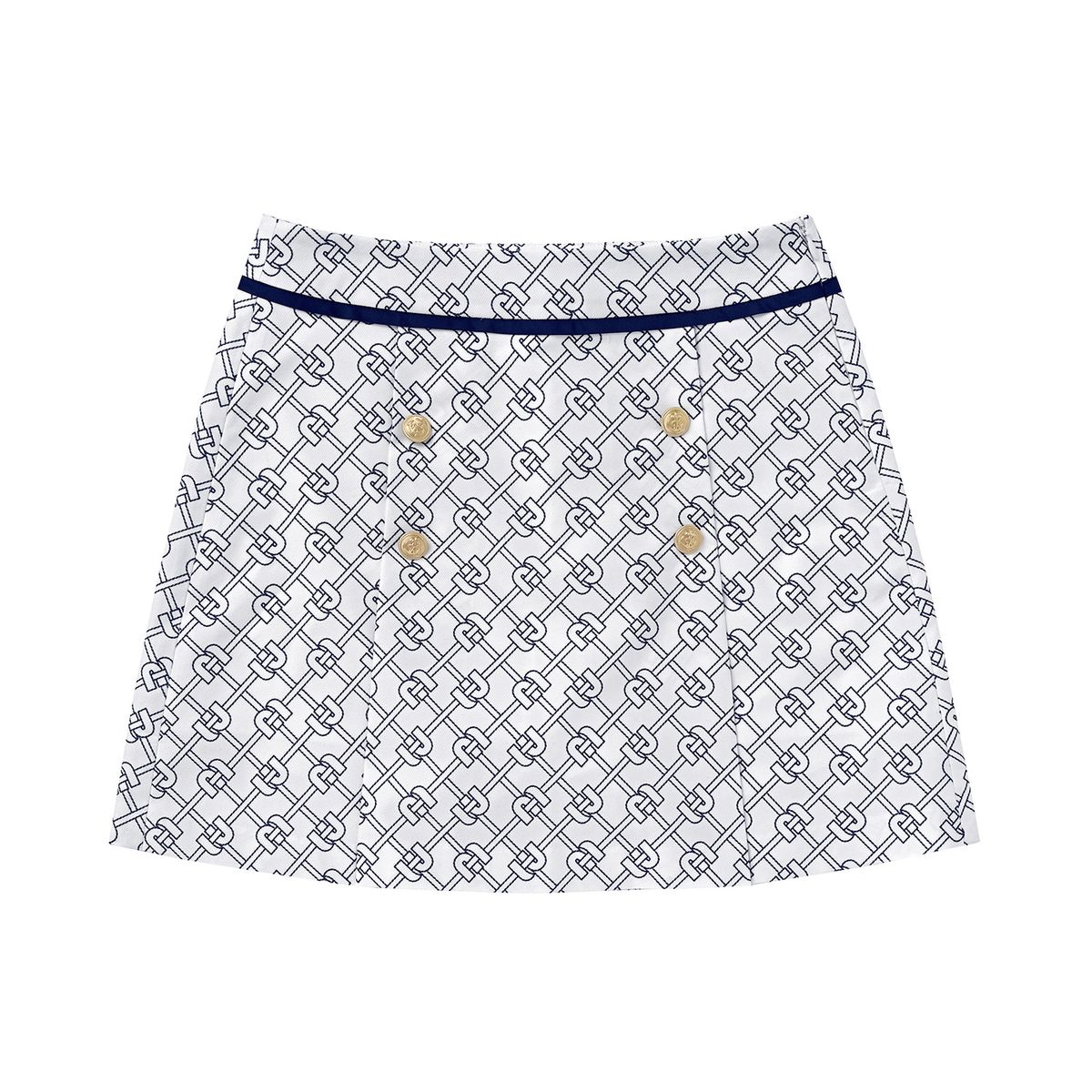 마틴골프(MARTINE GOLF) All-over Symbol Culottes_White