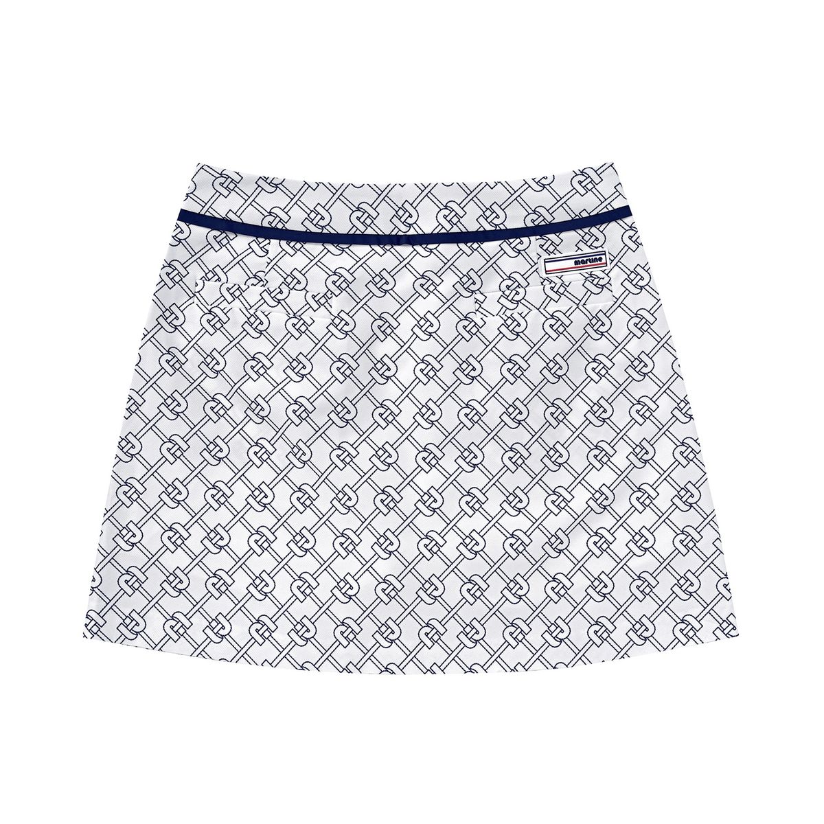 마틴골프(MARTINE GOLF) All-over Symbol Culottes_White