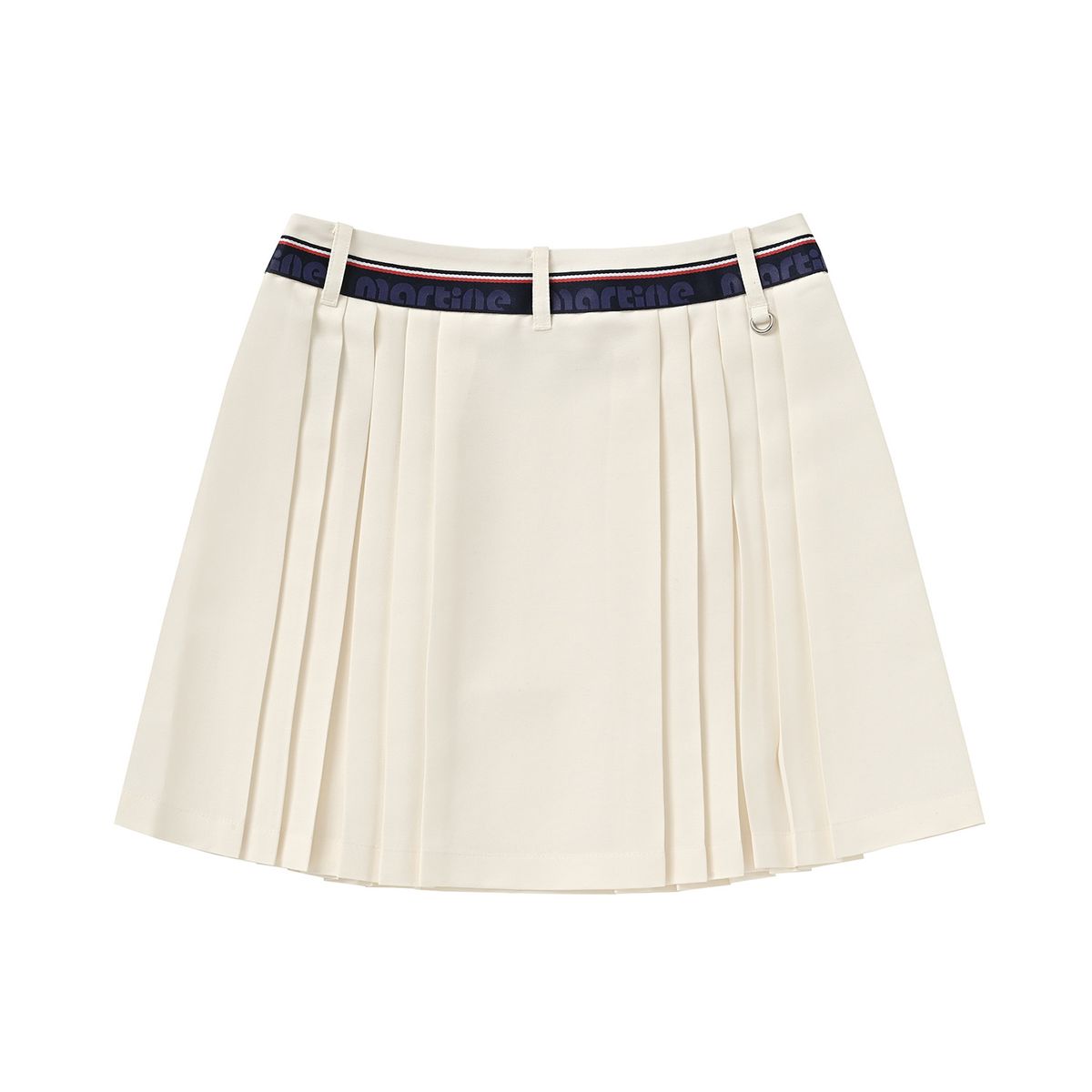 마틴골프(MARTINE GOLF) Taped Logo Point Pleats Culotte_White
