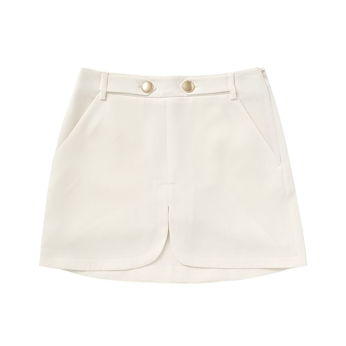 마틴골프(MARTINE GOLF) Classic Button Point Culottes_Ivory