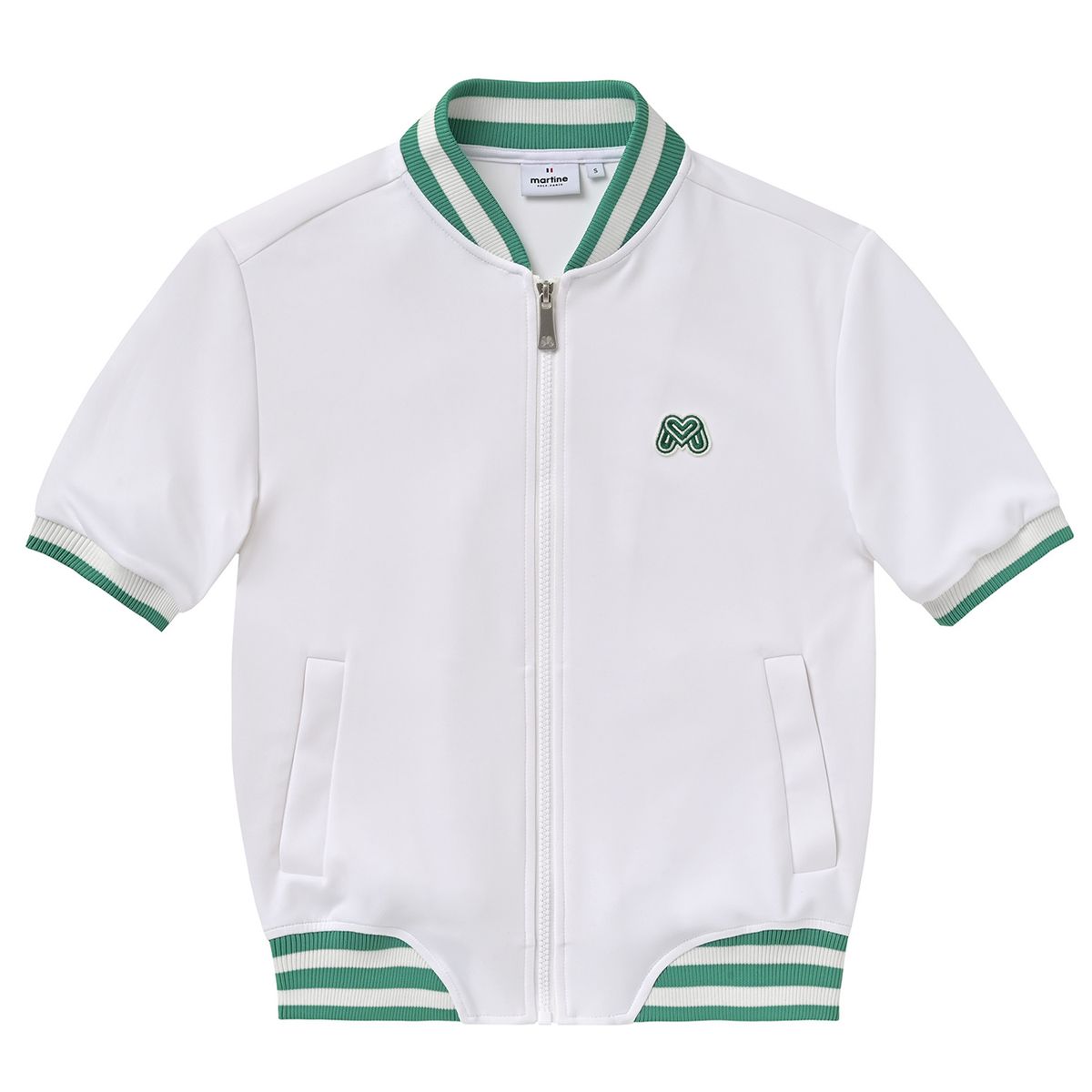마틴골프(MARTINE GOLF) Jersey Short Sleeve Jumper_White