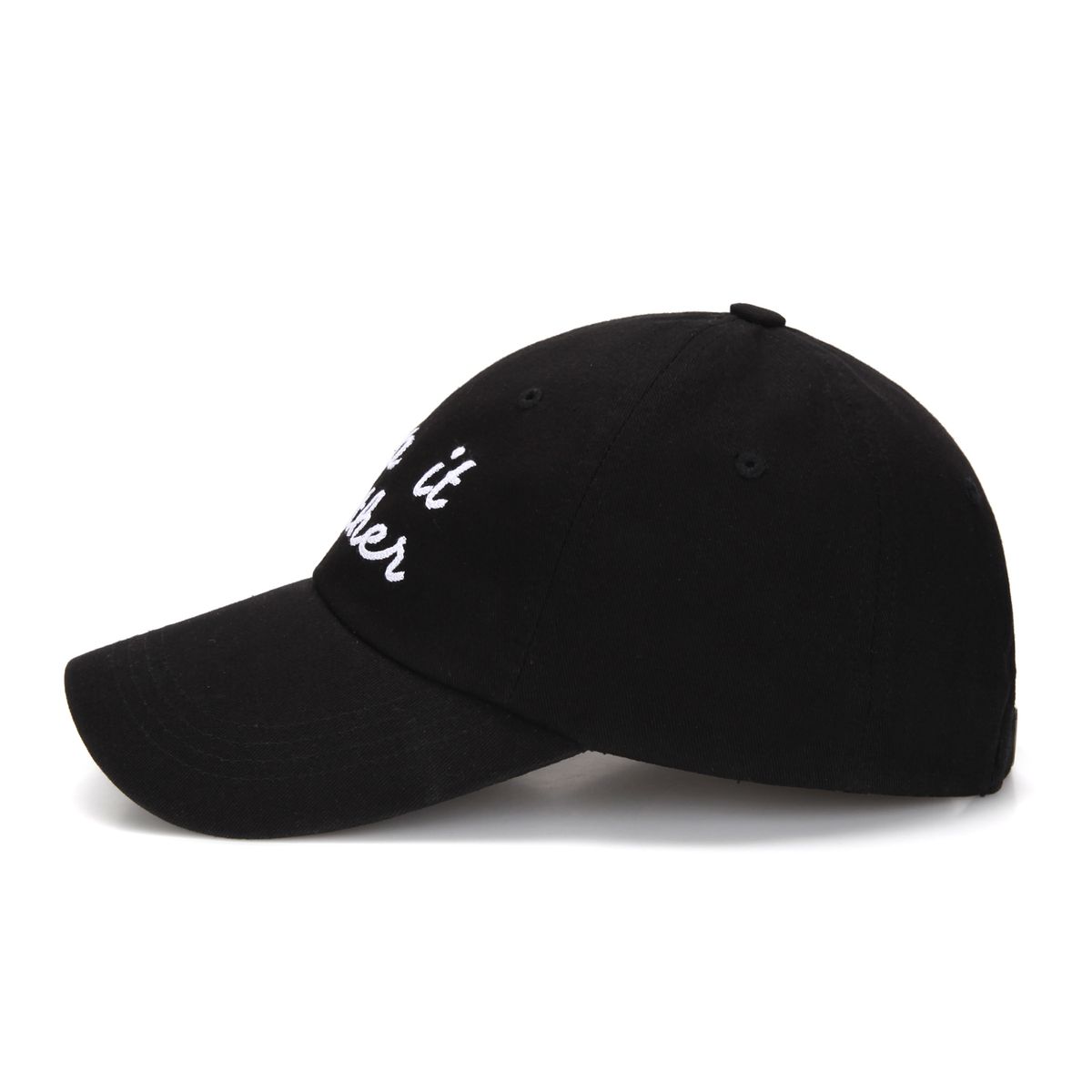 블랙샌즈(BLACK SANDS) 하이틴 투게더 자수 볼캡_블랙