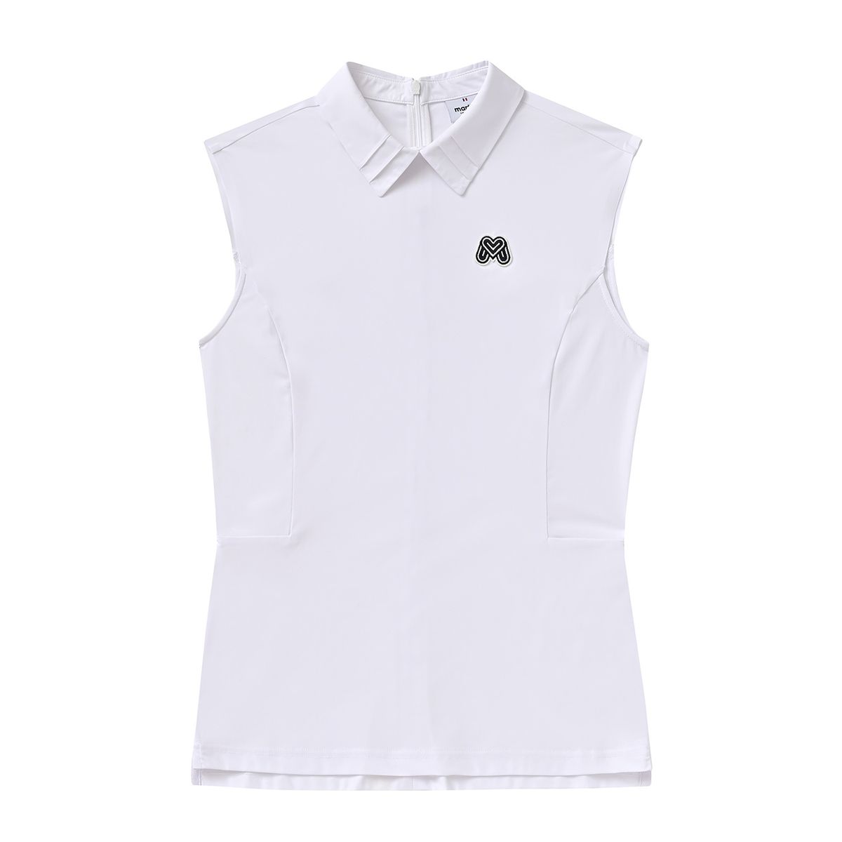 마틴골프(MARTINE GOLF) Back Zip-up Sleeveless Shirts_White