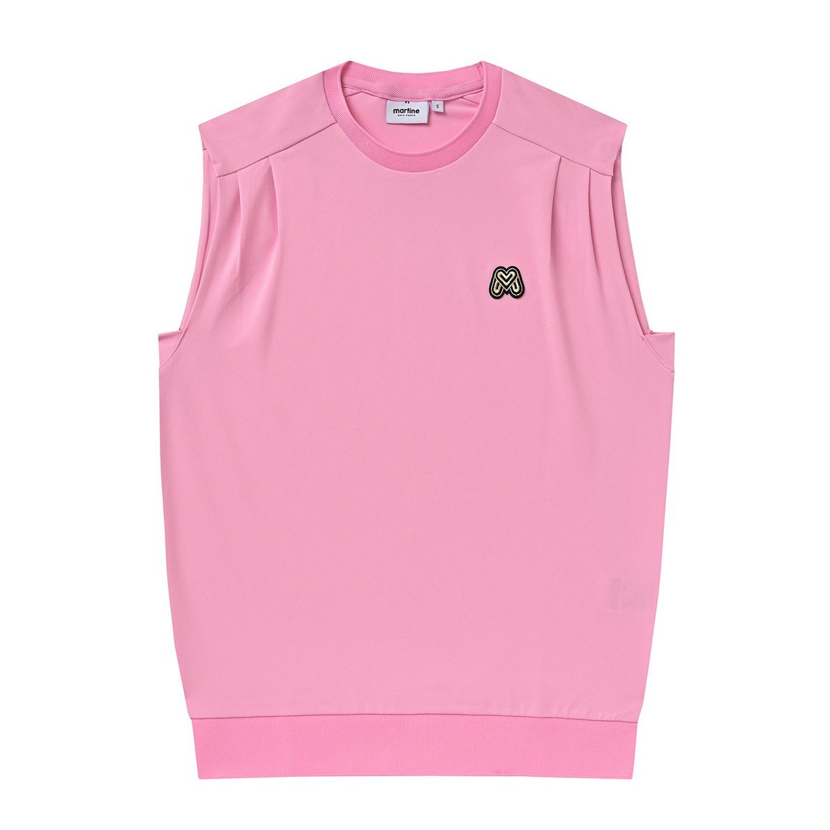 마틴골프(MARTINE GOLF) Loose Fit Sleeveless Shirts_Pink