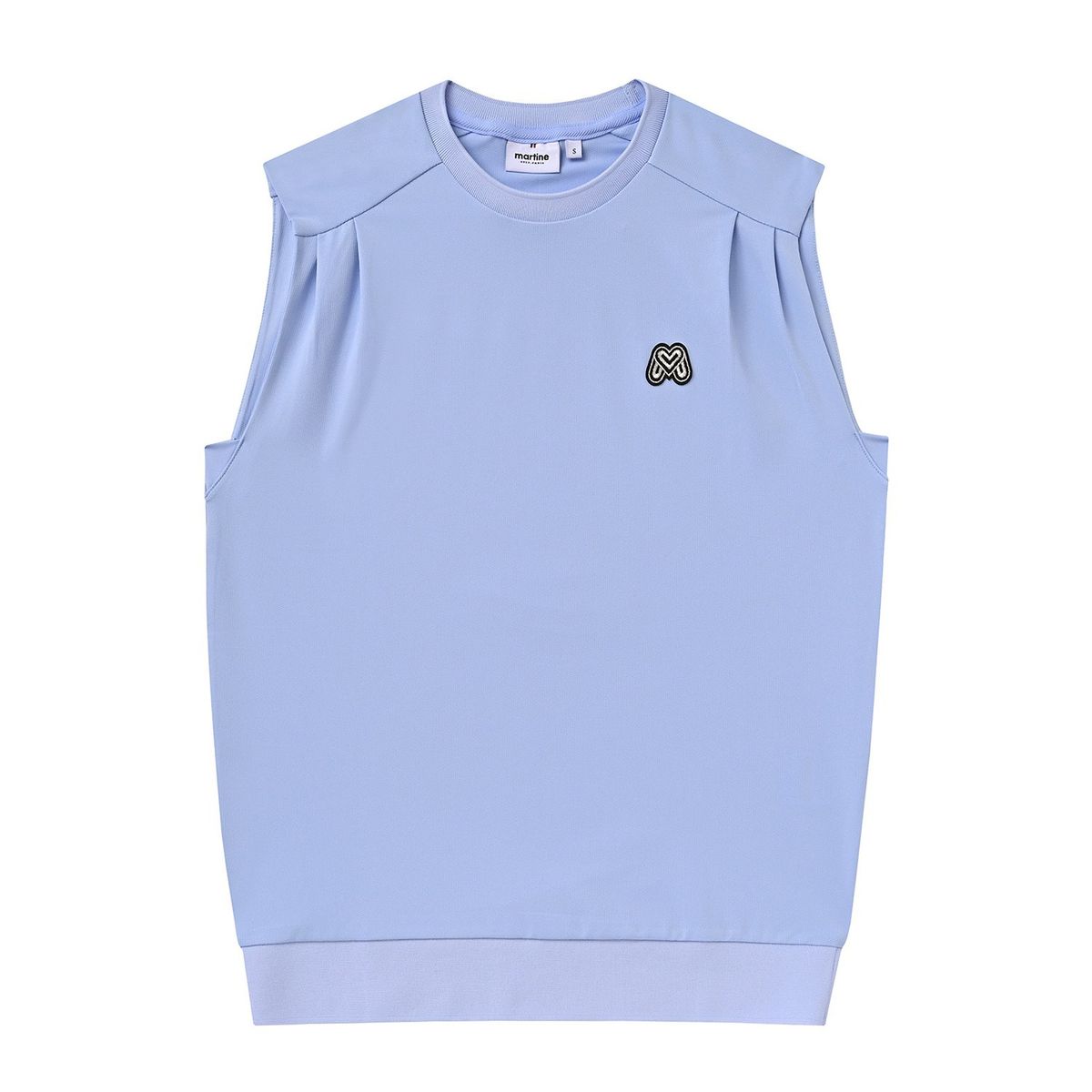 마틴골프(MARTINE GOLF) Loose Fit Sleeveless Shirts_S/Blue