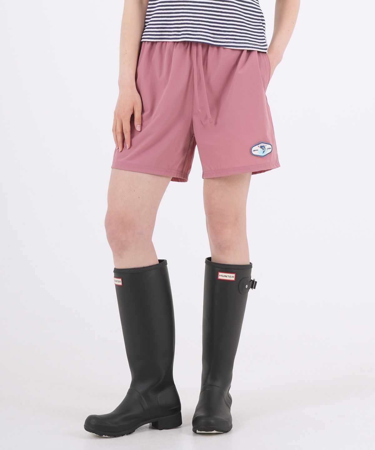 에이본(THE-ABON) 피싱 폴리에스터 데일리 스윔팬츠 블랙