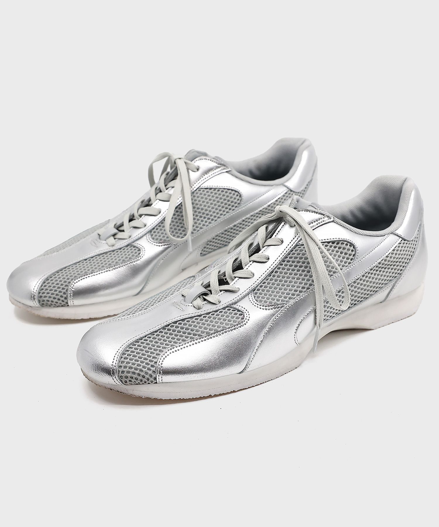 YASE ■ [Lab Series] Spider Leather Sneakers MUSINSA | YASE [Lab Series] Spider Leather Sneakers Silver