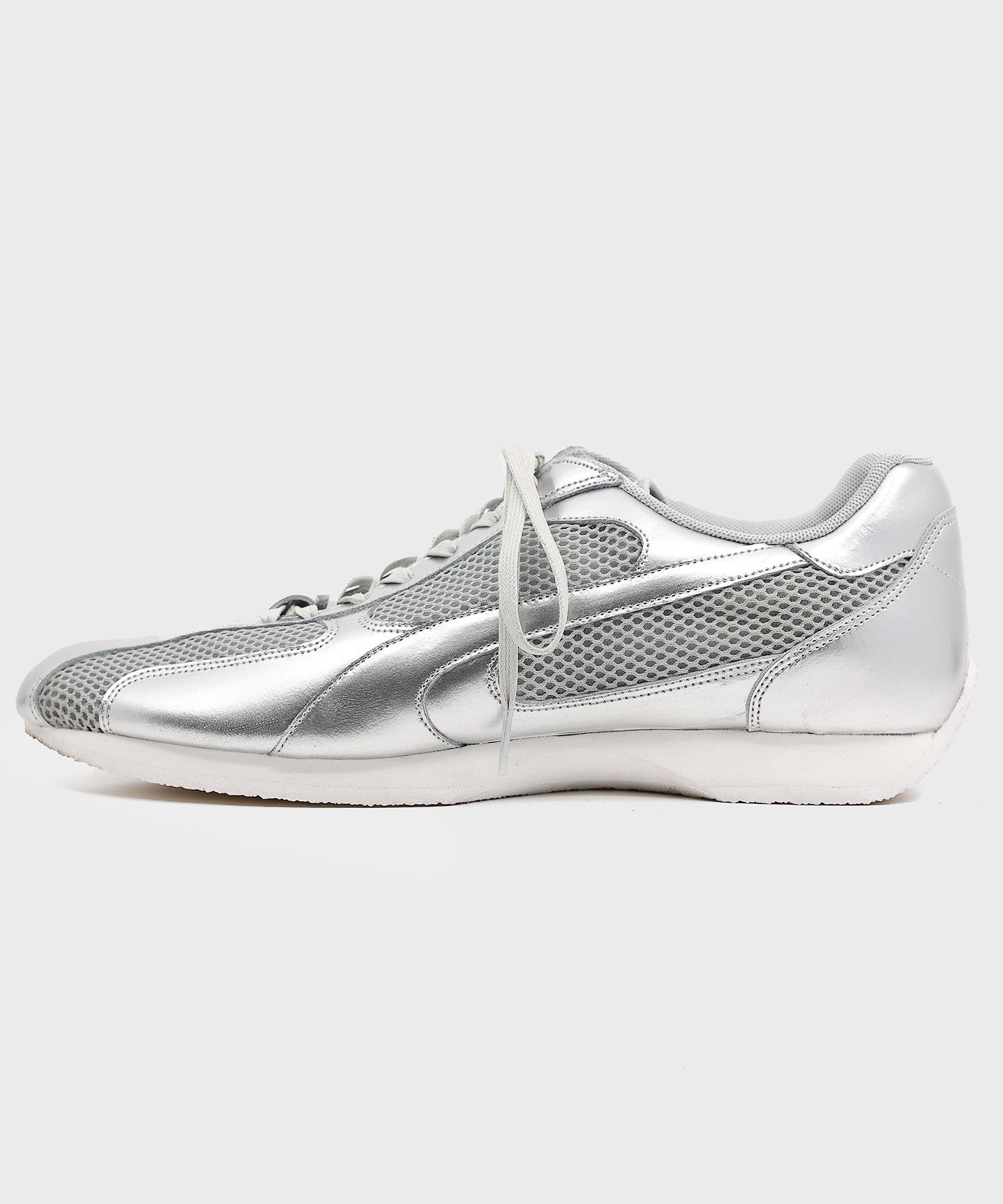 YASE ■ [Lab Series] Spider Leather Sneakers MUSINSA | YASE [Lab Series] Spider Leather Sneakers Silver