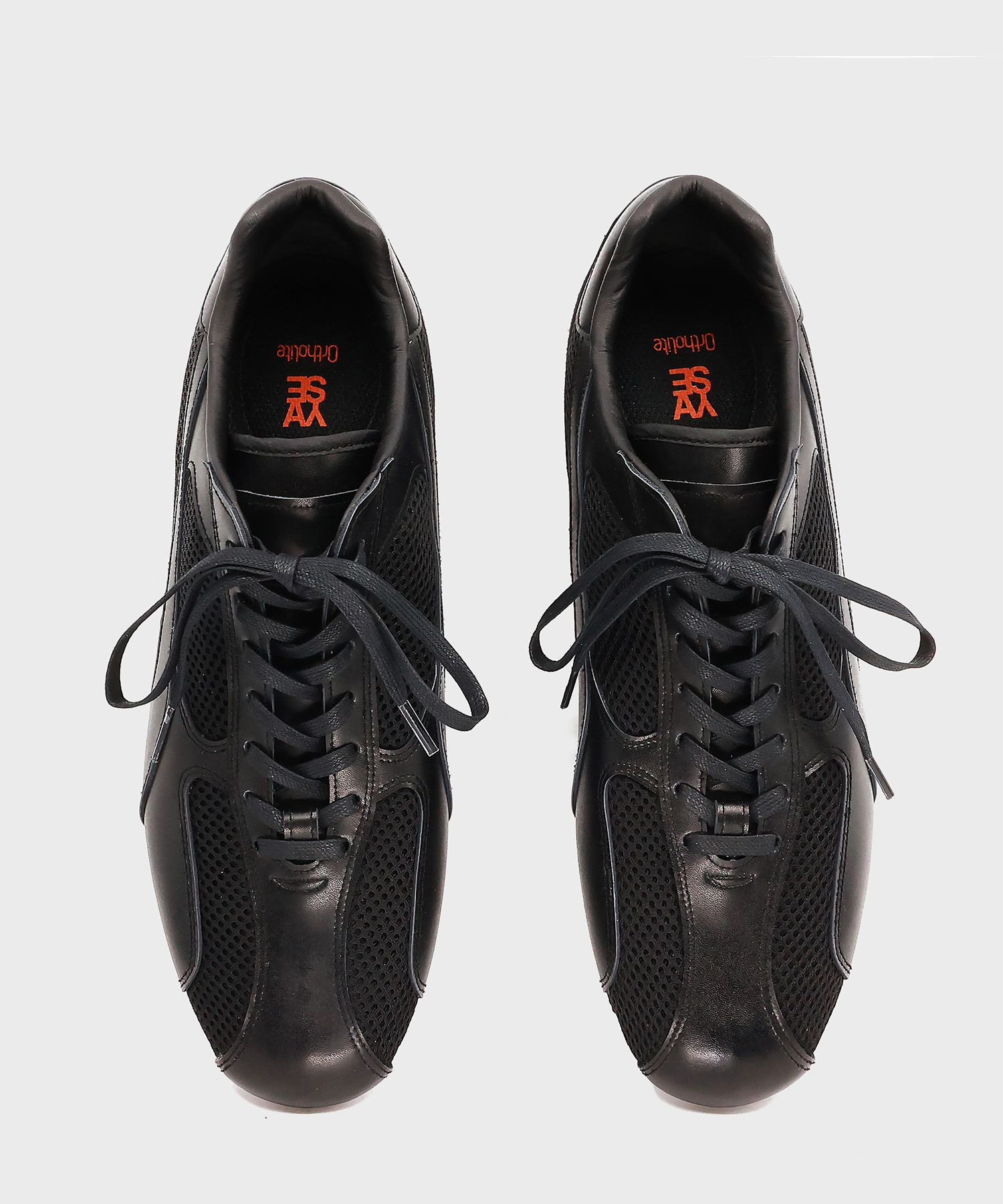 MUSINSA公式 | YASE [Lab Series] Spider Leather Sneakers Black