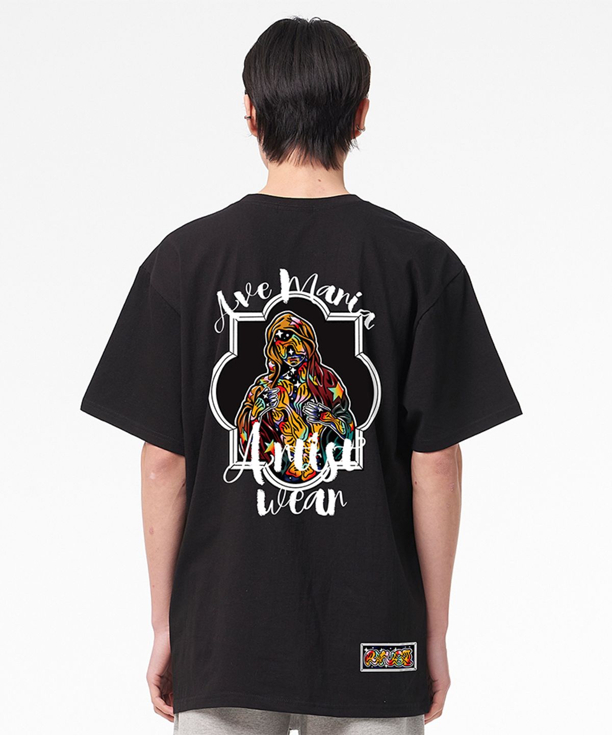 아티스트웨어(ARTISTWEAR) [ATW X RYUSI] 아베마리아 반팔티