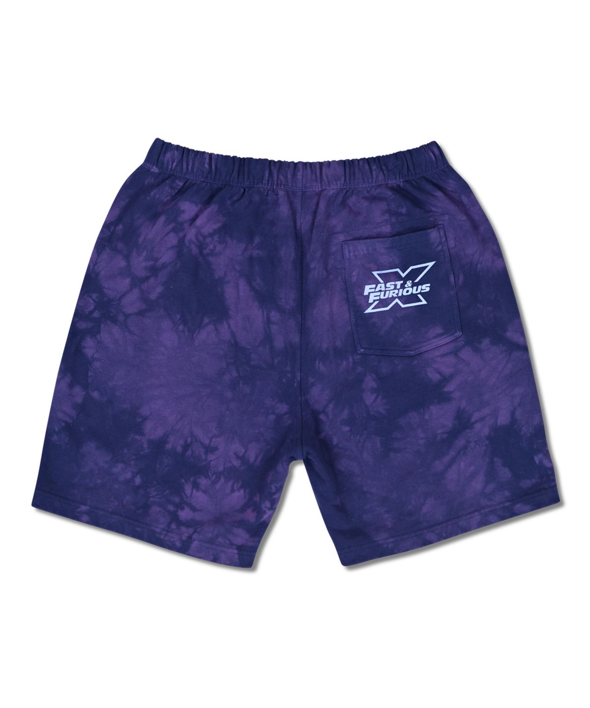 예스아이씨(YESEYESEE) Y.E.S x Fast & Furious Dyed Sweat Shorts Purple