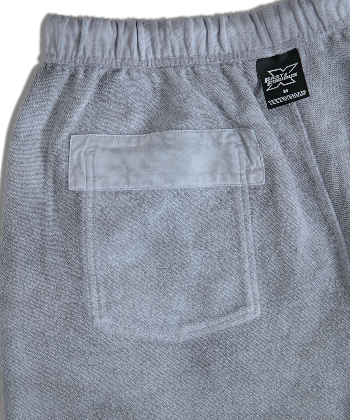 예스아이씨(YESEYESEE) Y.E.S x Fast & Furious Dyed Sweat Shorts Grey