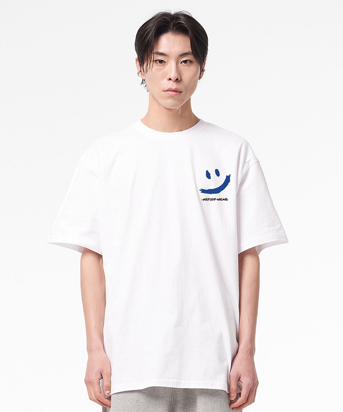 아티스트웨어(ARTISTWEAR) [ATW X 아트랩차차] 수퍼해피 반팔티
