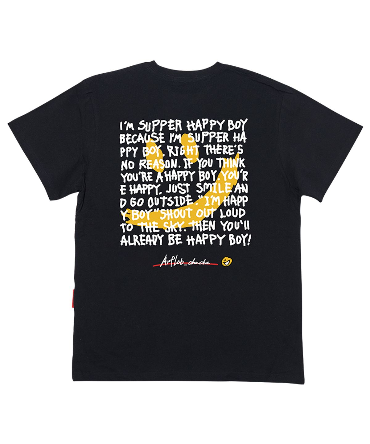 아티스트웨어(ARTISTWEAR) [ATW X 아트랩차차] 수퍼해피 반팔티