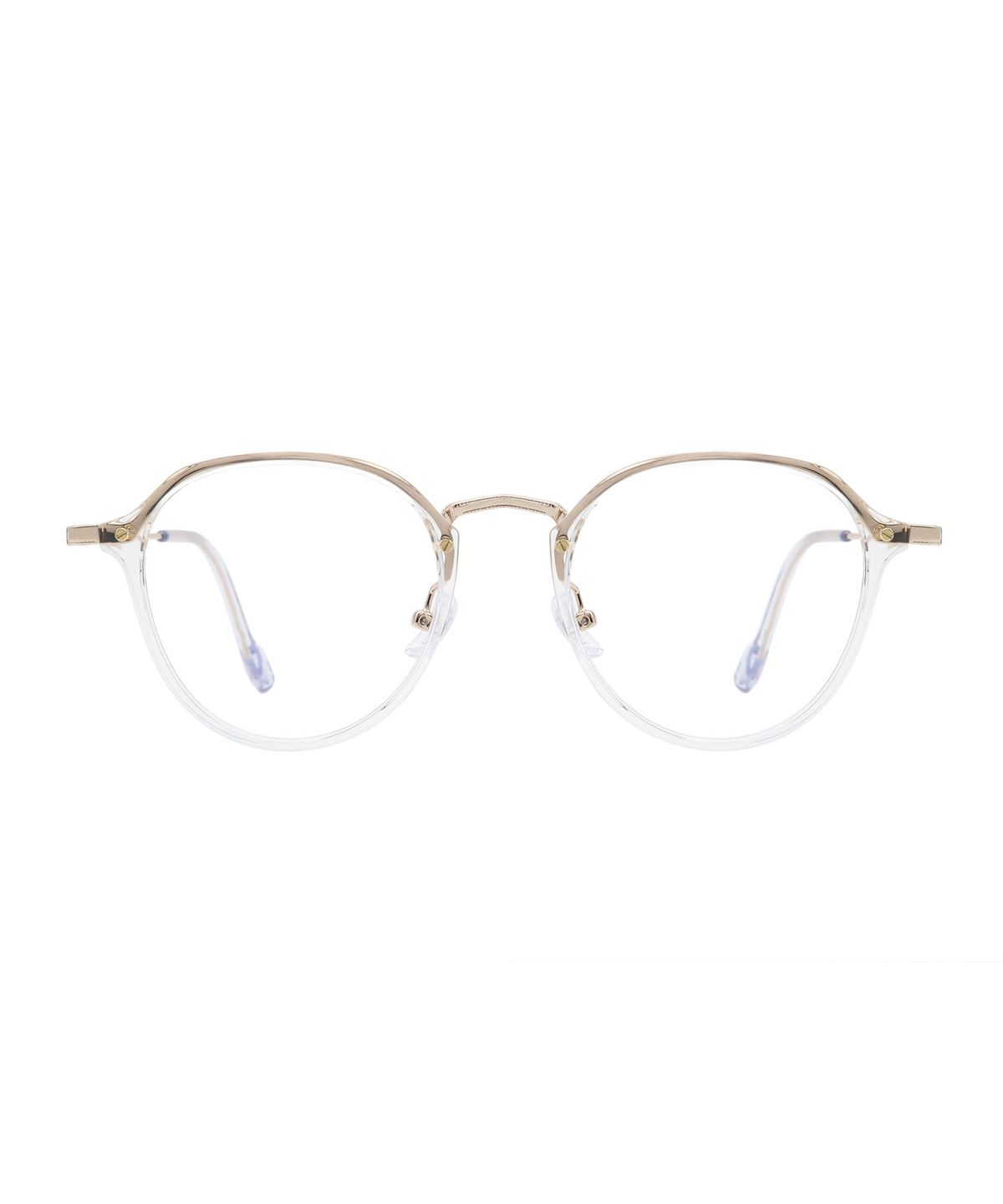 오아트(OART) lacan GOLD CRYSTAL 라운드 콤비 메탈 안경