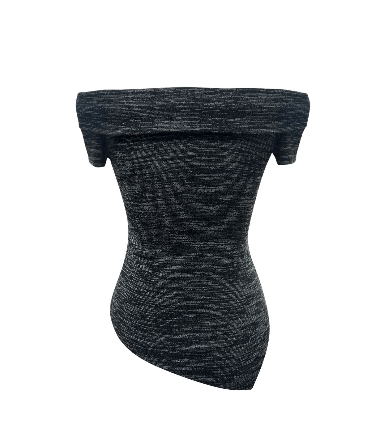 쎄쎄쎄(SETSETSET) OFF SHOULDER KNIT TOP GRAY