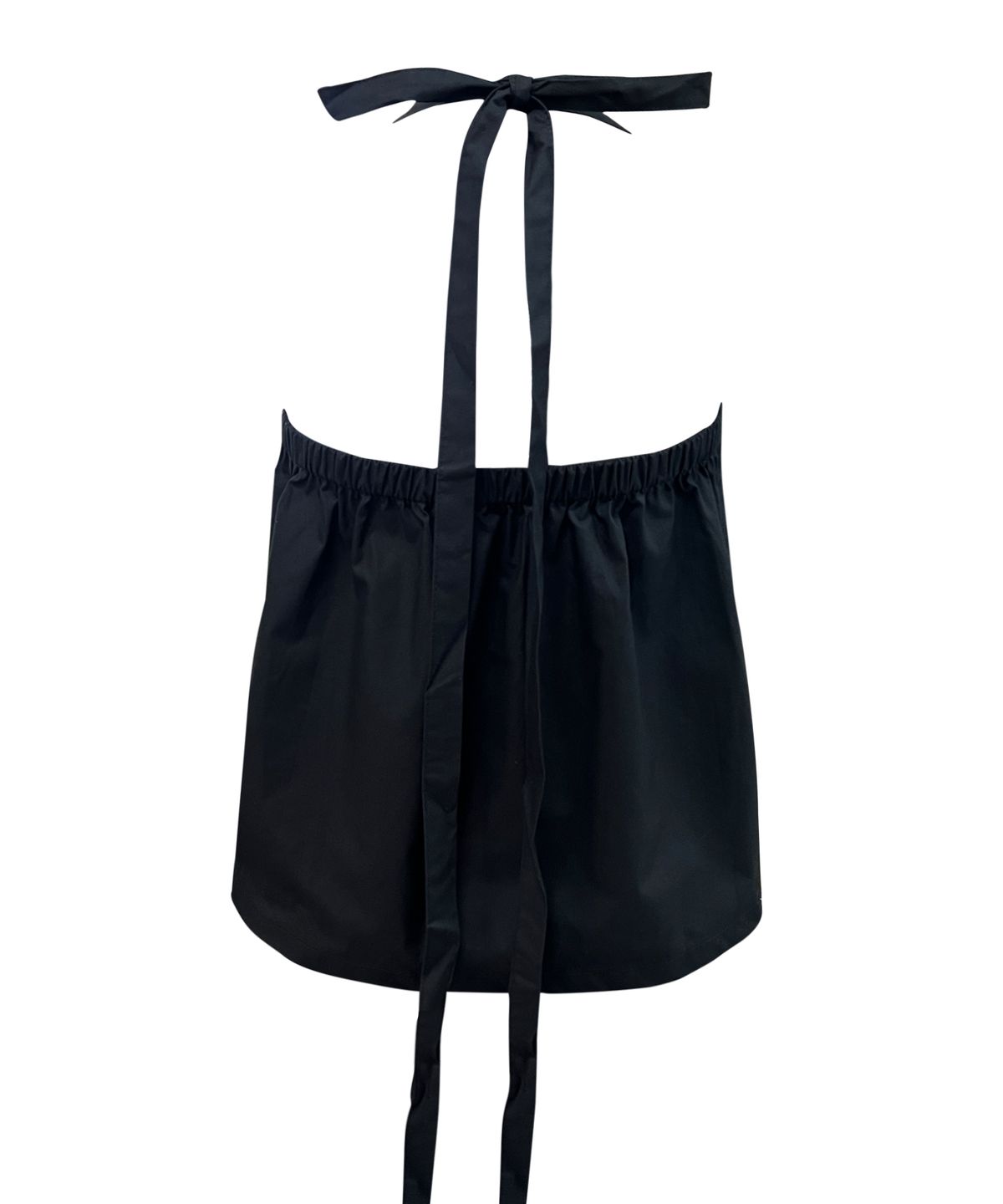 쎄쎄쎄(SETSETSET) SIGNATURE CROSSOVER RIBBON TANK TOP BLACK