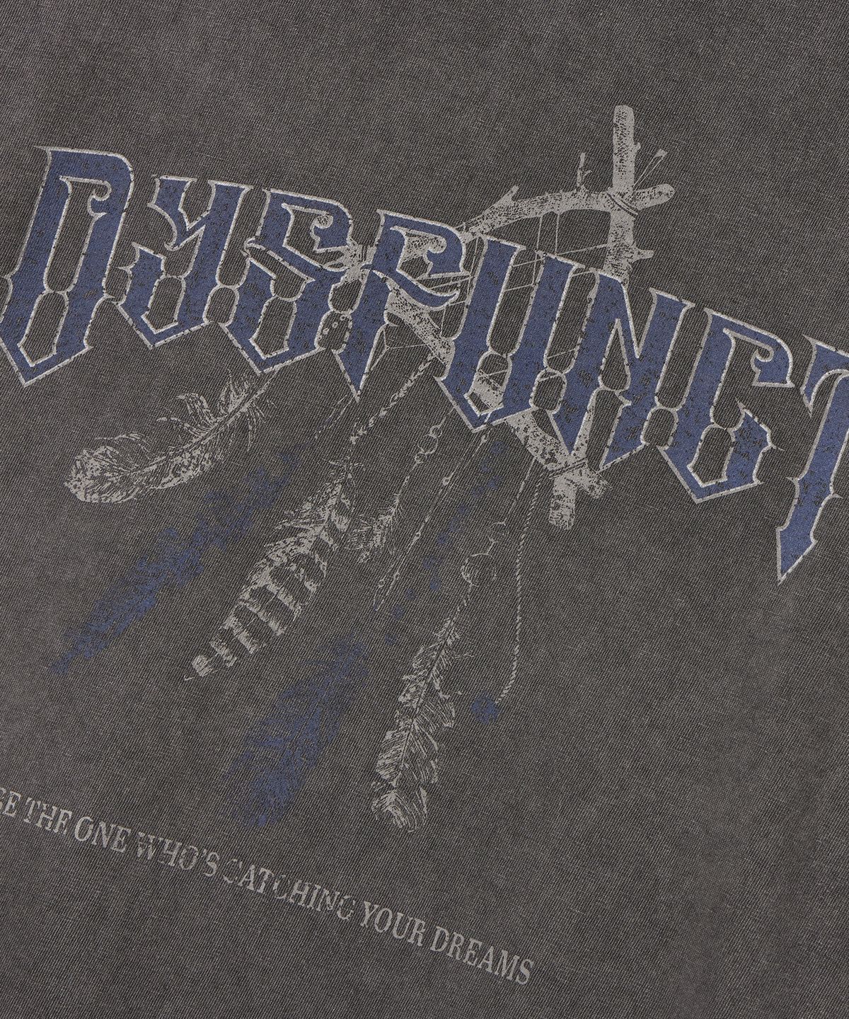 디스펑트(DYSFUNCT) DREAM CATCHER PIGMENT T-SHIRT (CHARCOAL)