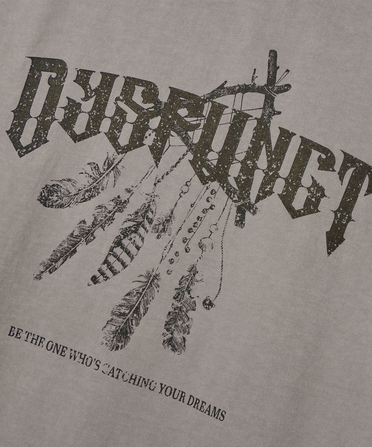 디스펑트(DYSFUNCT) DREAM CATCHER PIGMENT T-SHIRT (BEIGE)