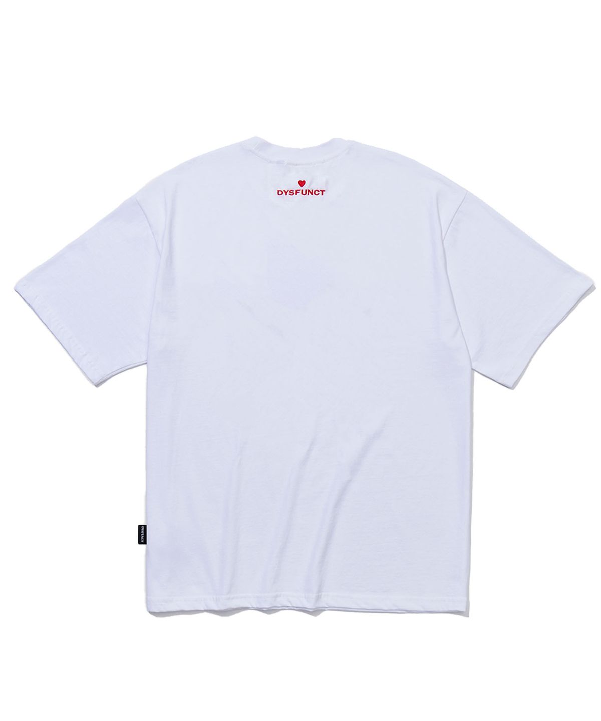 디스펑트(DYSFUNCT) CANDY BEAR PATCH T-SHIRT (WHITE/RED)