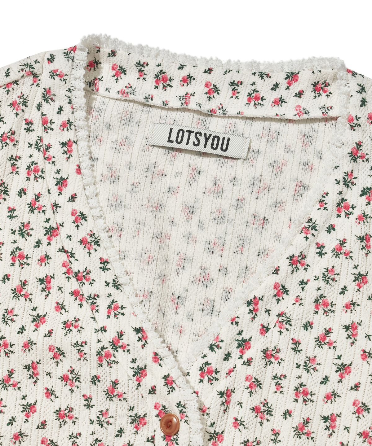 라츠유(LOTSYOU) lotsyou_Berry More Cardigan Ivory