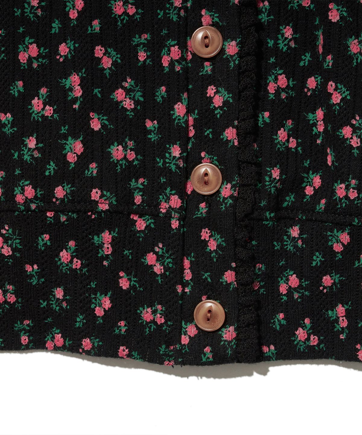 라츠유(LOTSYOU) lotsyou_Berry More Cardigan Black