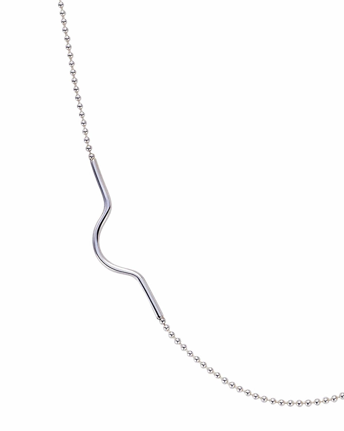 바이물드(BY MULDE) 기와 라인 포인트 목걸이 Giwa line point necklace
