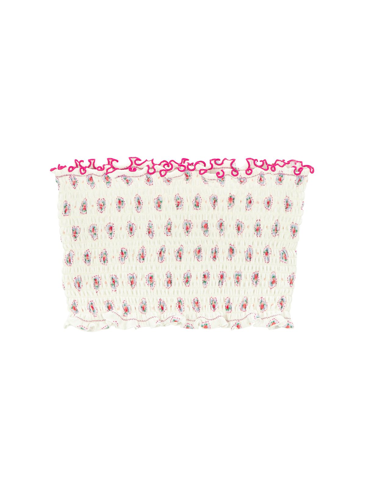 에즈이프 캘리(ASIF CALIE) FLOWER TUBE TOP IVORY