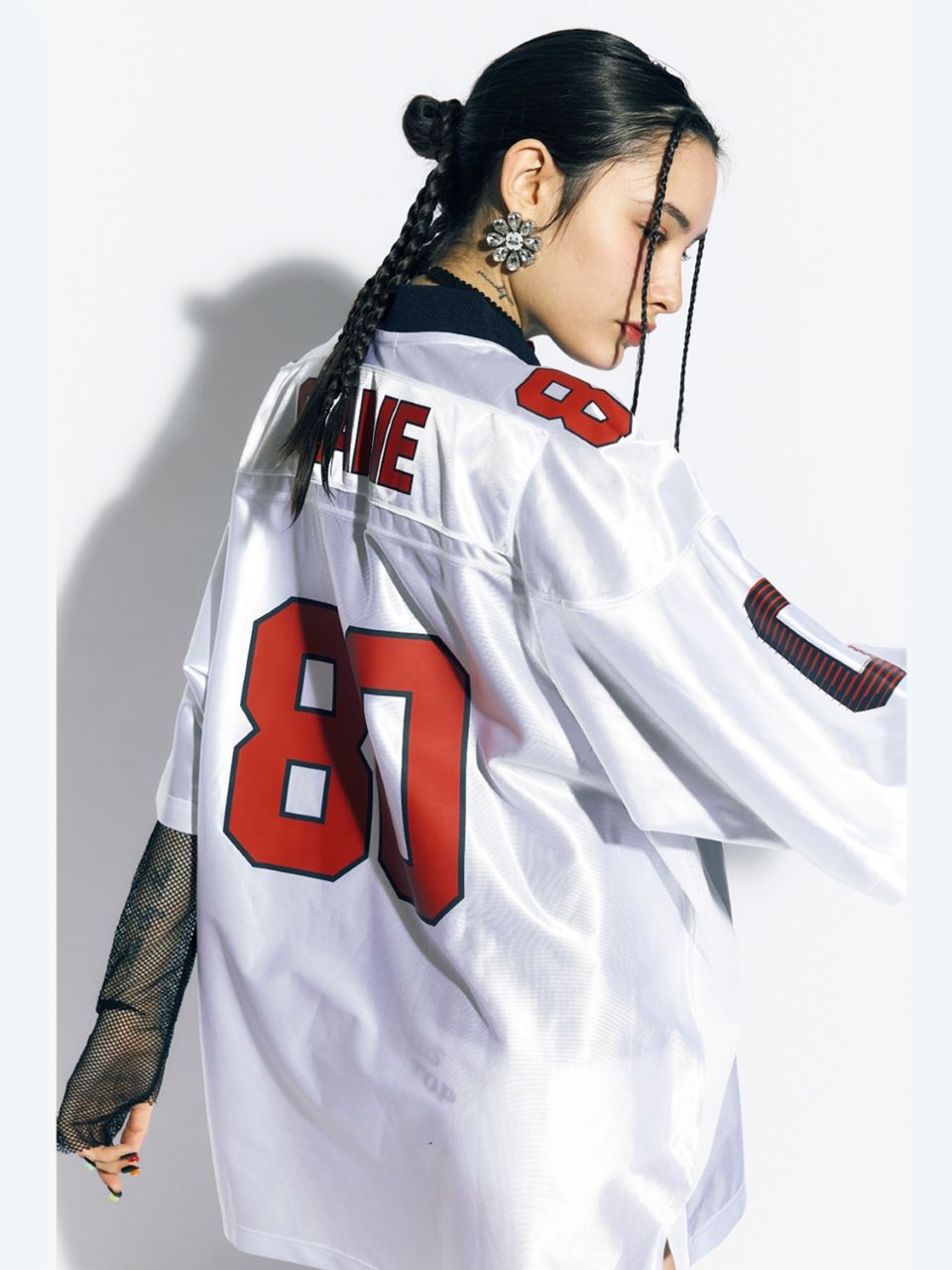 MUSINSA | ASIF CALIE CALIE FOOTBALL JERSEY WHITE