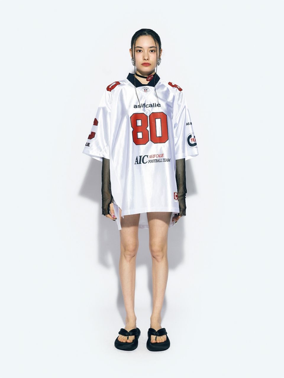 as if calie☆RODEO CROP FOOTBALL JERSEY MUSINSA | ASIF CALIE CALIE FOOTBALL JERSEY WHITE