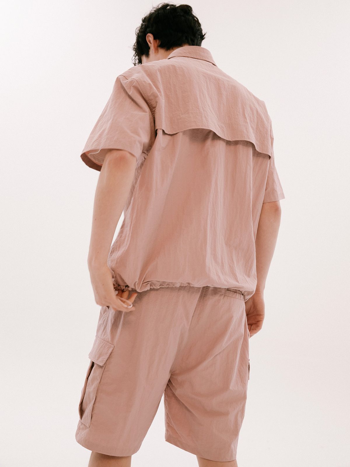 예일(YALE) [ONEMILE WEAR] 나일론 릴렉스 핏 카고 쇼츠 네이비